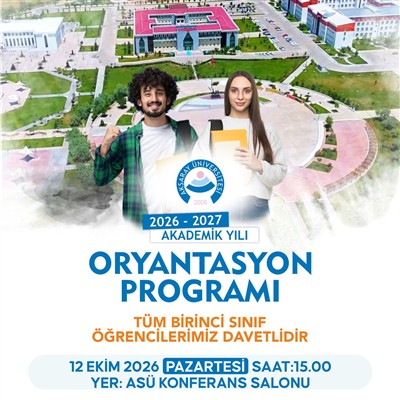 Yeni Kayıt Yaptıran Öğrencilerimize Yönelik Oryantasyon Eğitimi