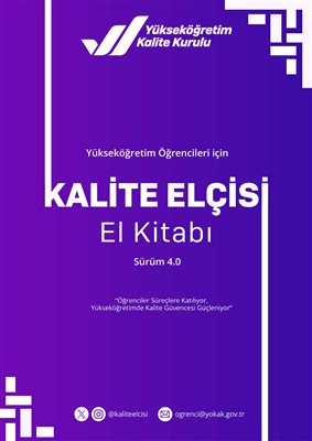 YÖKAK Kalite El Kitabı Yükseköğretim Öğrencileri İçin Sürüm 4.0 Yayımlandı